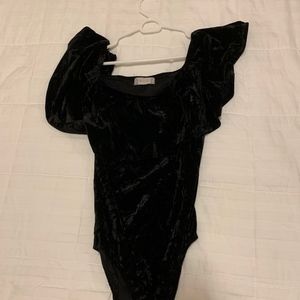 black bodysuit